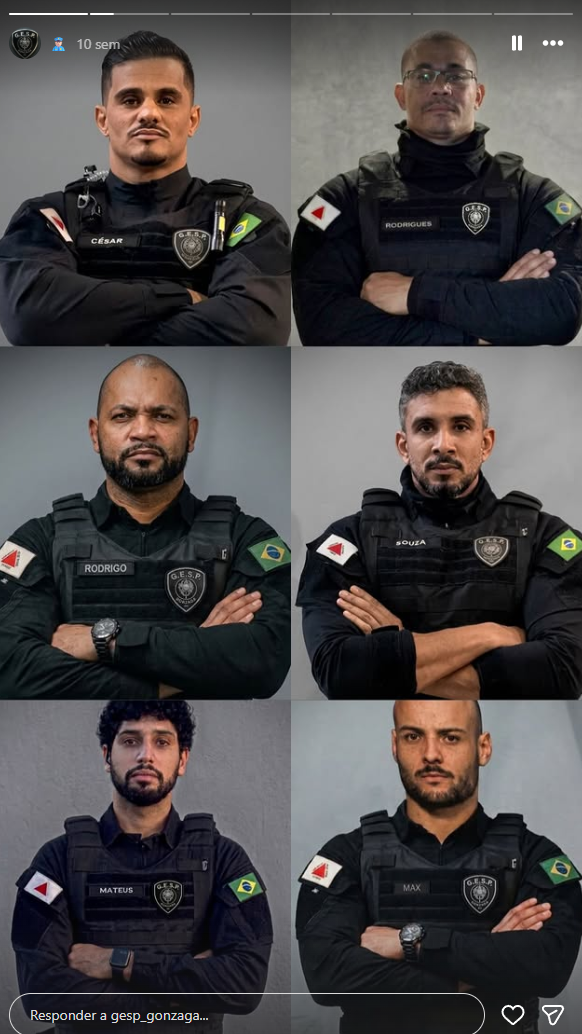 Agentes de segurança GESP GONZAGA